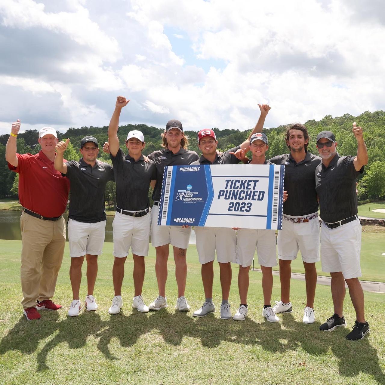 NCAA Golf Championship celebration